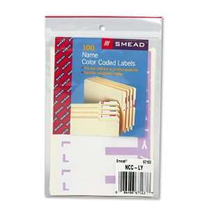  Smead Products   Smead   Alpha Z Color Coded First Letter 