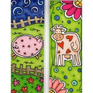  Magnetic Bookmarks   Cow and Pig   Set of 2 Everything 