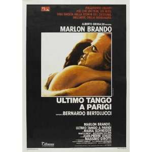  Last Tango In Paris Poster Italian B 27x40 Marlon Brando 