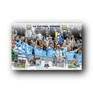  Manchester City FC FA Cup Champions Poster 33638: Home 
