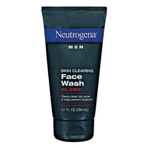  Neutrogena Men Skin Clearing Face Wash 5.1oz Health 
