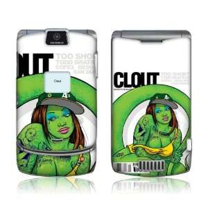   Skins MS CLOU10098 Motorola RAZR  V3 V3c V3m  Clout  Lizard Lady Skin