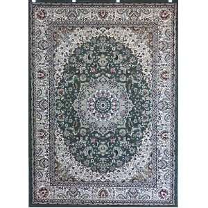  Traditional Area Rug 5 ft 2 in X 7 ft 3 in Green Persian 