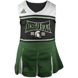 adidas Michigan State Spartans Green Toddler Two Piece Cheerleader 