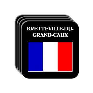 France   BRETTEVILLE DU GRAND CAUX Set of 4 Mini Mousepad Coasters