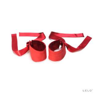 LELO ETHEREA RED SILK CUFFS ★★★  