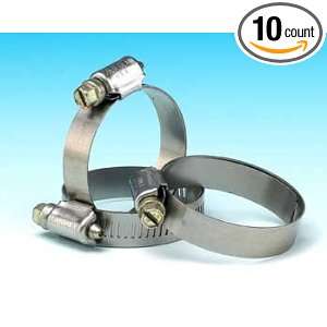 Murray Worm Gear Stainless Steel Hose Clamp with Steel Screw, 2.81 3 