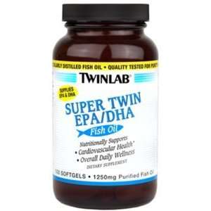  Twinlab Super Twin EPA/DHA 100 Softgels: Health & Personal 