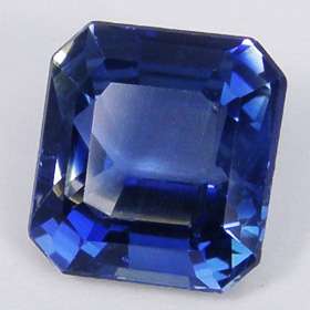 Rare Ceylon Natural Blue Sapphire Octagon VVS 1.62ct  