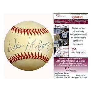  Willie McCovey Autographed / Signed Baseball (James Spence 
