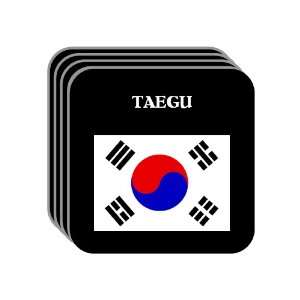  South Korea   TAEGU Set of 4 Mini Mousepad Coasters 