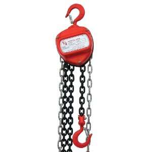 Vestil HCH Hand Chain Hoist, Hook Mount, 1/2 Ton Capacity, 15 Lift 