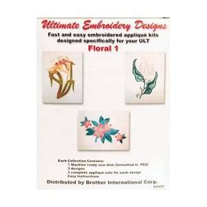  Brother Ultimate Embroidery Designs Floral 1   SA620 Arts 