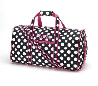 Personalize Backpack Dots Ballet Diaper Black Pink  