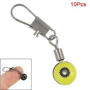  Como Yellow Fishing Line to Hook Shank Clip Connector 10 