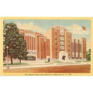   Vintage Postcard Masonic Temple and Auditorium Rochester New York