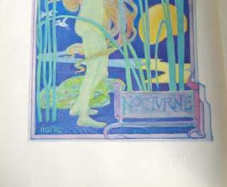 1897 STUDIO LITHO: H. GRANVILLE FELL   Nocturne  