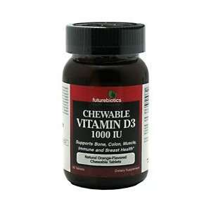  Futurebiotics/Chewable Vitamin D3 1000 IU/90 tablets 