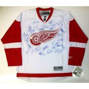   Detroit Red Wings Team Signed Jersey Modano Coa: Sports & Outdoors