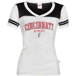   Bearcats Womens Football Jersey Burnout T Shirt