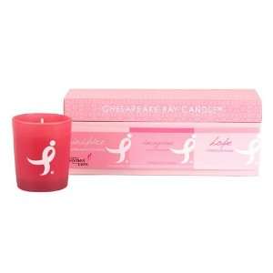  Susan G. Komen Collection 3 Piece Votive Gift Set