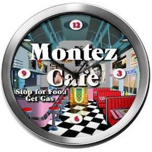  MONTEZ 14 Inch Cafe Metal Clock Quartz Movement Kitchen 