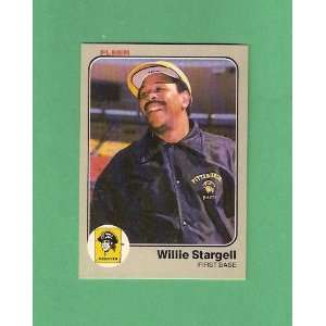 Willie Stargell 1983 Fleer Baseball (Last Card) Pittsburgh 