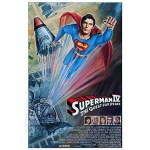  Superman IV Movie Poster Single Sided Original 27x40 