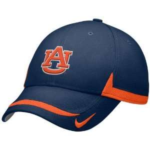  Nike Auburn Tigers Navy Blue Coaches Adjustable Hat 