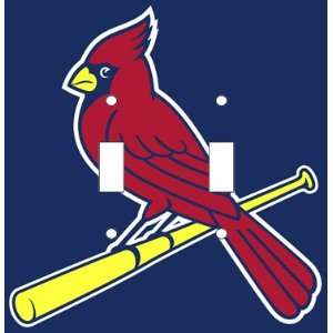  St Louis Cardinals Double Toggle Light Switch Cover Plate 