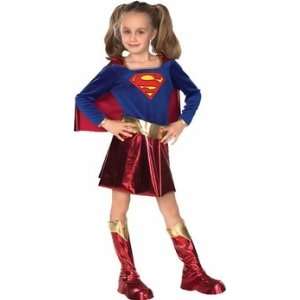  Childs Deluxe Super Girl Halloween Costume (Size: Small 4 