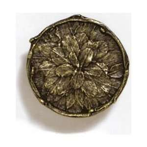   Bark, Leaves and Rocks Antique Pewter Knobs Cabine: Home Improvement