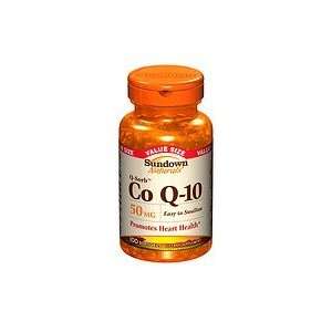  Sundown Naturals Q Sorb Co Q 10, 50mg, Softgels 100 ea 