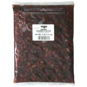 Vigo Greek Calamata Olives,4 Lbs. Bag: Grocery & Gourmet Food