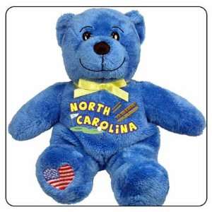   : North Carolina Symbolz Plush Blue Bear Stuffed Animal: Toys & Games