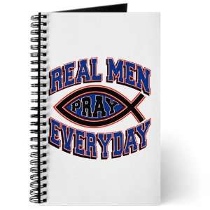 Journal (Diary) with Real Men Pray Every Day on Cover 