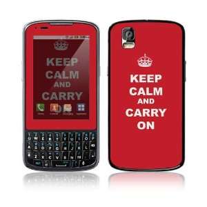   Droid Pro Skin Decal Sticker   Keep Calm and Carry On 