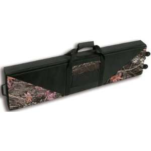   Double Rifle Case Black With Camo Panels and Wh