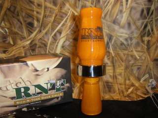 New RNT Short Barrel Mallard Duck Call Burndown Acrylic  
