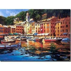    Portofino Colors Canvas Art by Michael O Toole: Home & Kitchen