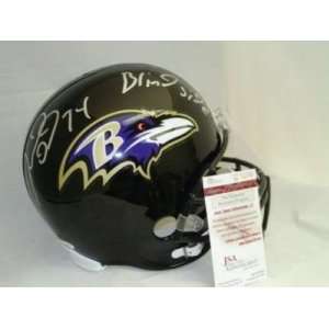 Michael Oher Autographed Helmet   FS BLINDSIDE JSA   Autographed NFL 