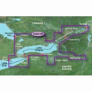  GARMIN VUS019R LAKE ONTARIO TO MONTREAL BLUECHART G2 