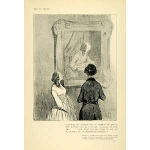  1904 Print Honore Daumier Art Les Bas Bleus Painting Art 