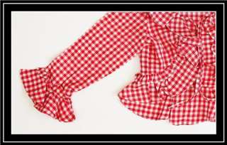 Room Seven ~ Boutique Red Check Billy Blouse Western VHTF!!! ~ 104 4 