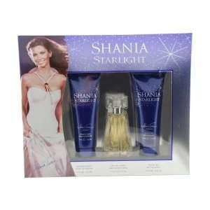 SHANIA STARLIGHT by Shania Twain SET EDT SPRAY 1.7 OZ & SHIMMER LOTION 