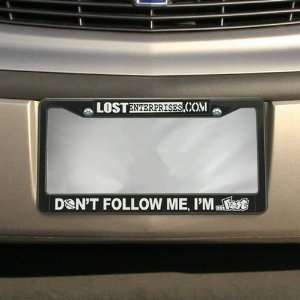  Lost Dont Follow Me Plastic License Plate Frame: Toys 