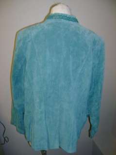 Bradley by Bradley Bayou Suede Jacket w/Braided 1X NWT  