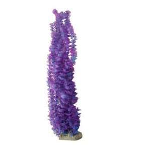   Decorative Purple Blue Plastic Underwater Plants: Pet Supplies