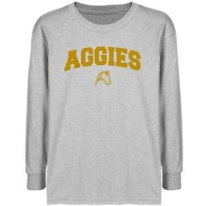  UC Davis Aggies Youth Ash Logo Arch T shirt Sports 