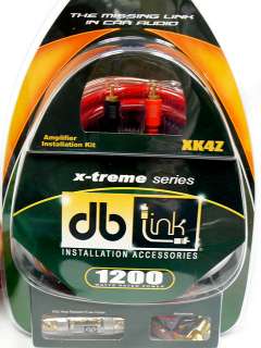 DB LINK X treme XK4Z 4 Gauge Car Amplifier Cable Kit 839868004482 